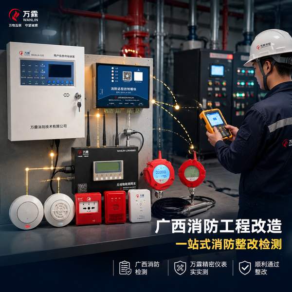 万霖消防：桂林雁山区4G无线烟感报警器专业供应商 — 广西4G无线烟感报警器家用