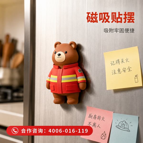 万霖消防消小熊：消小熊IP品牌全案在高层住宅的应用方案 -- 消小熊交给我