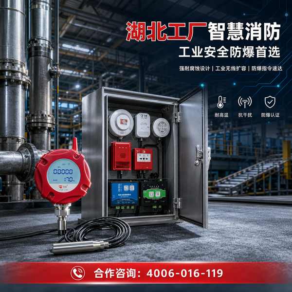 万霖消防：荆门城市综合区域4G智能烟感报警器应用方案 -- 荆门4G烟感