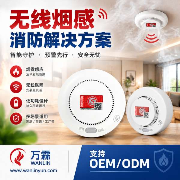 娄底市娄星区无线烟感 娄底市娄星区无线烟感现场实景图
