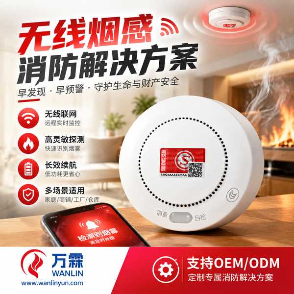 株洲市荷塘区明照街道无线烟感 株洲市荷塘区明照街道无线烟感现场实景图