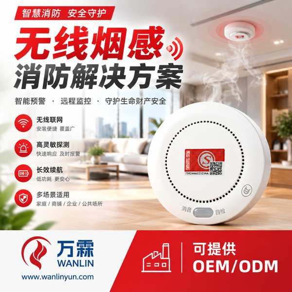 月塘街道无线烟感怎么选？合泰路老街区烟温双判据与厨房误报怎么防