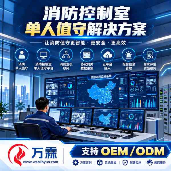青山区消防单人值守远程监管设备安装与联调