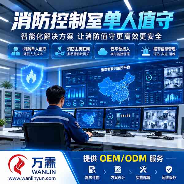 硚口区消防单人值守远程监管设备安装与联调