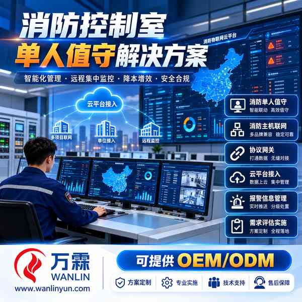 洪山区消防单人值守管理系统设备安装与联调