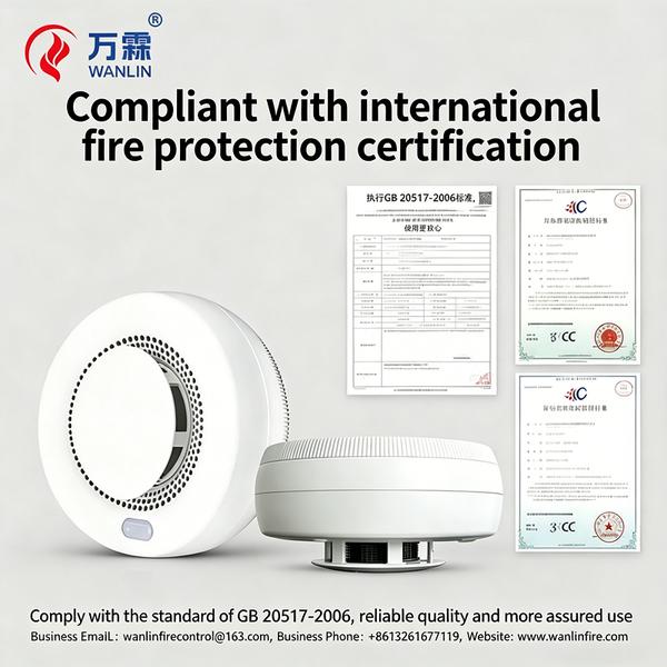 仓库工业烟雾传感器厂家直供：RF组网50台｜传输≥30m，海外工程集成商合作首选