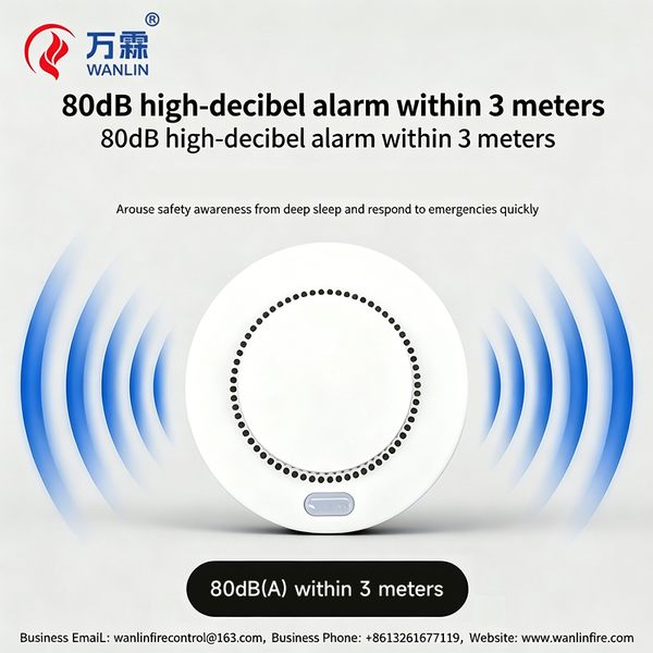 烟温一氧化碳三合一探测器应用案例 光电式烟雾报警器案例