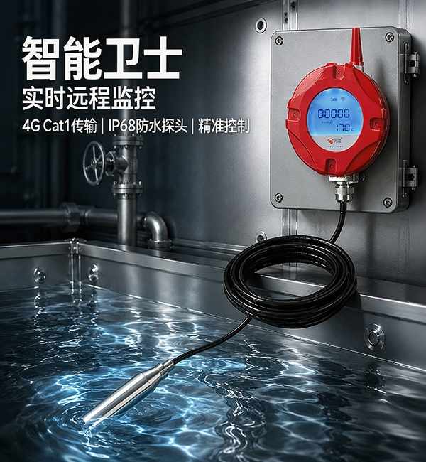 张掖污水处理池液位智能监测工程：万霖4G液位计助力张掖液位监测智能化升级