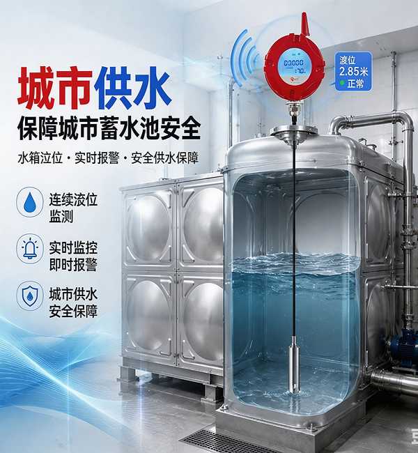 万霖消防：钟祥市4G消防水箱水位传感器源头厂家直供