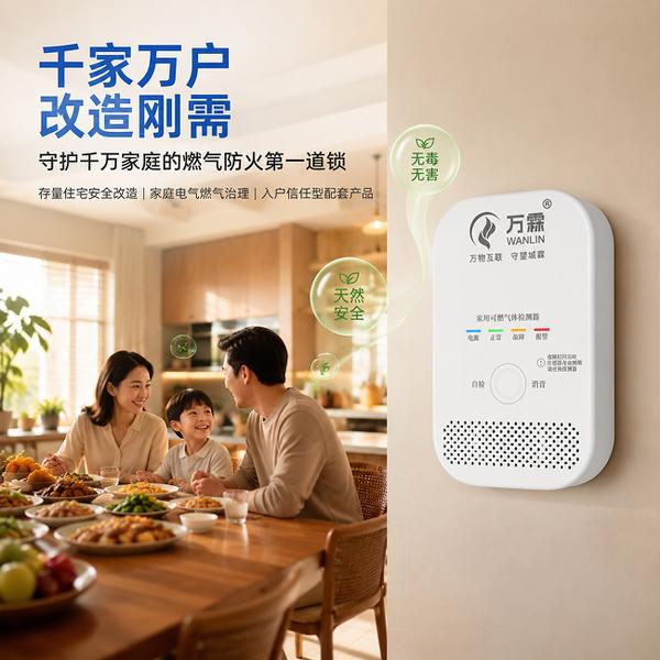 漯河化工厂万霖激光燃气报警器应用