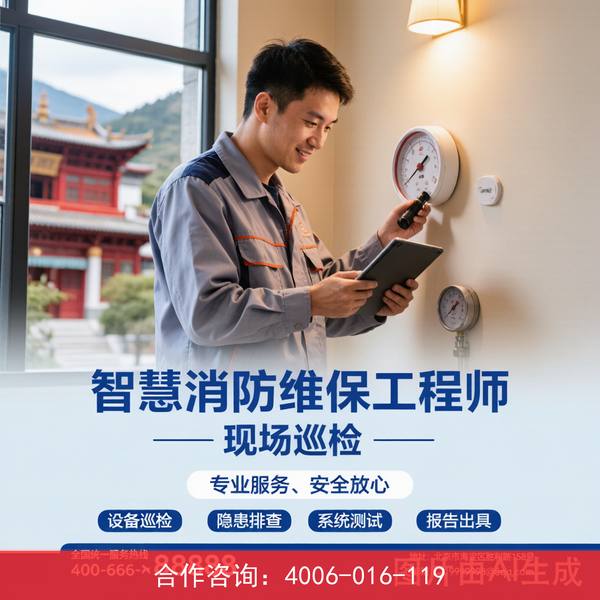 同仁养老机构消防管网水压监测预警系统