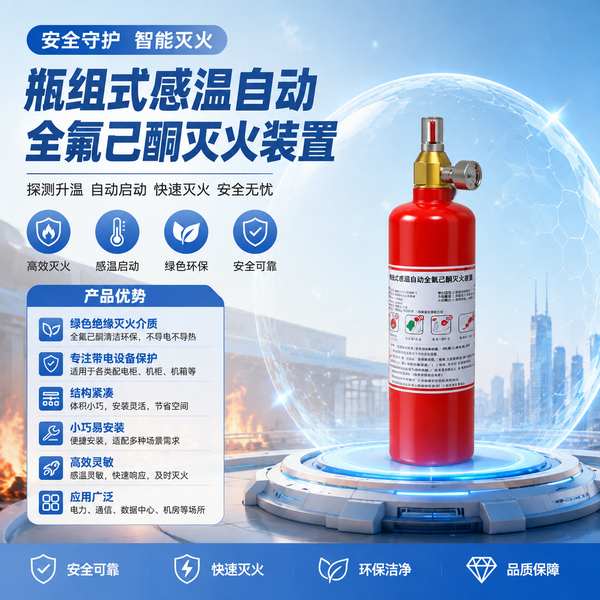 全氟己酮公共交通客舱灭火系统 全氟己酮公共交通客舱灭火系统
