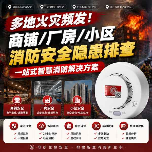 成都医疗机构无线手报怎么办？万霖智慧消防解决