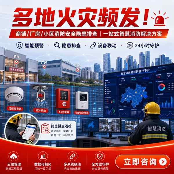 上饶医院智慧燃气报警器找哪家？万霖智慧消防系统