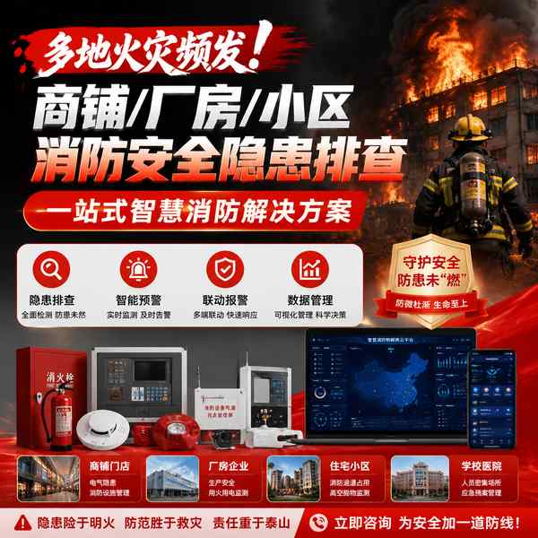 上海沿街店铺消防通道监测哪家好？万霖源头厂家方案