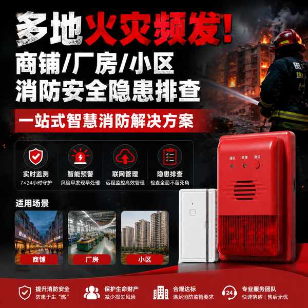 漯河敬老院无线烟感安装 漯河敬老院无线烟感安装