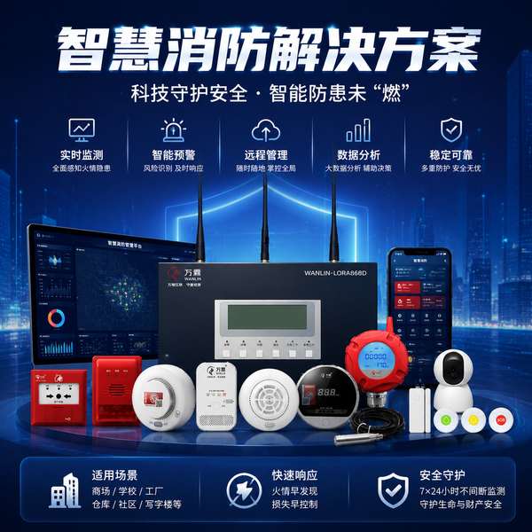 鄂尔多斯智慧烟感探测报警系统哪家好？万霖源头厂家方案