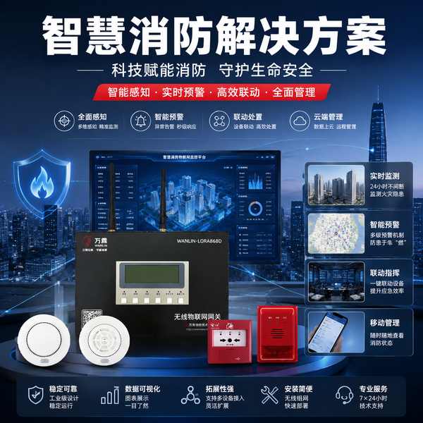 新乡智慧烟感探测报警系统哪家好？万霖源头厂家方案