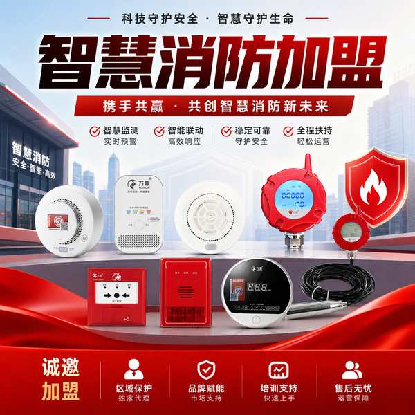 青岛智慧消防加盟怎么选？消防物联网平台加盟与区域运营方案