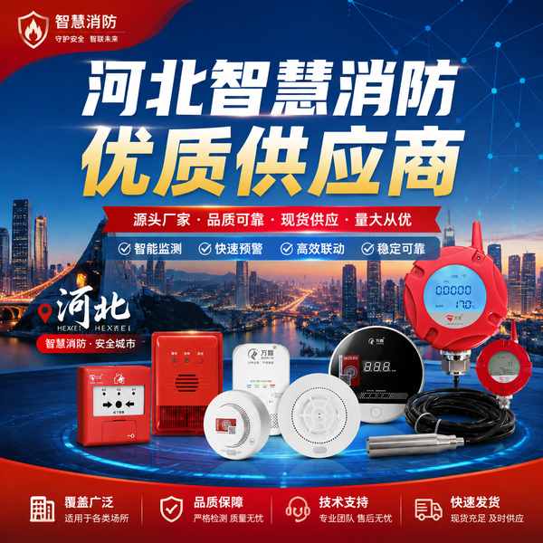 河北智慧消防系统-雄安新区地区部署现场 — 消防物联网感知终端与预警平台联动运行