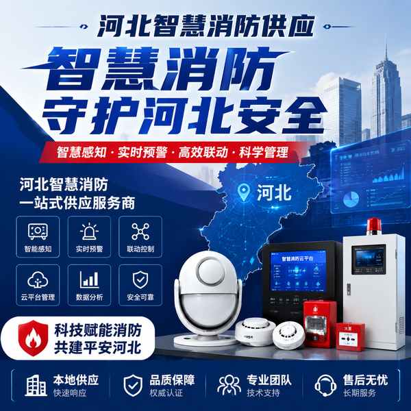 河北智慧消防系统-辛集地区部署现场 — 消防物联网感知终端与预警平台联动运行