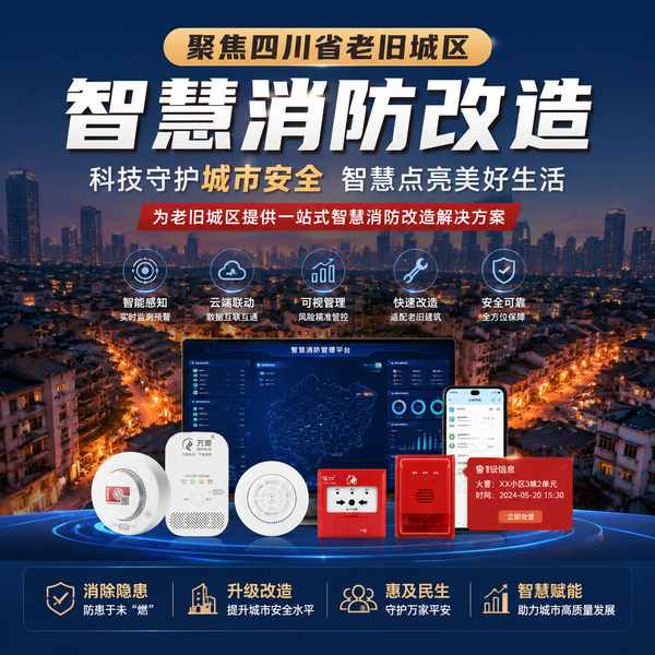 老旧小区*立式压力监测单元项目实拍 — 成都老旧小区智慧消防改造工程现场