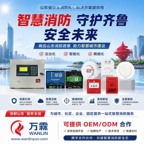 消防物联网传感器东营项目实拍 消防物联网传感器项目实拍 — 东营智慧消防设备部署工程现场