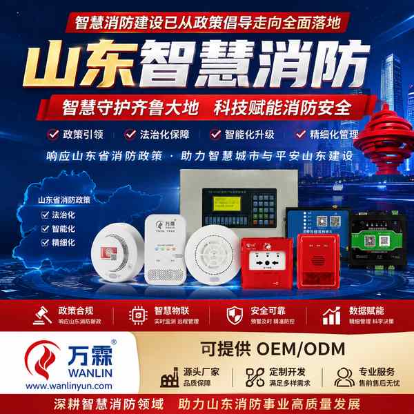 省消防安全治理事前预防转型项目实拍 — 菏泽智慧消防设备部署工程现场