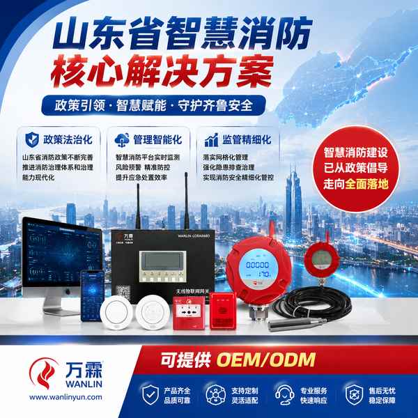 智慧消防云平台项目实拍 — 青州智慧消防设备部署工程现场
