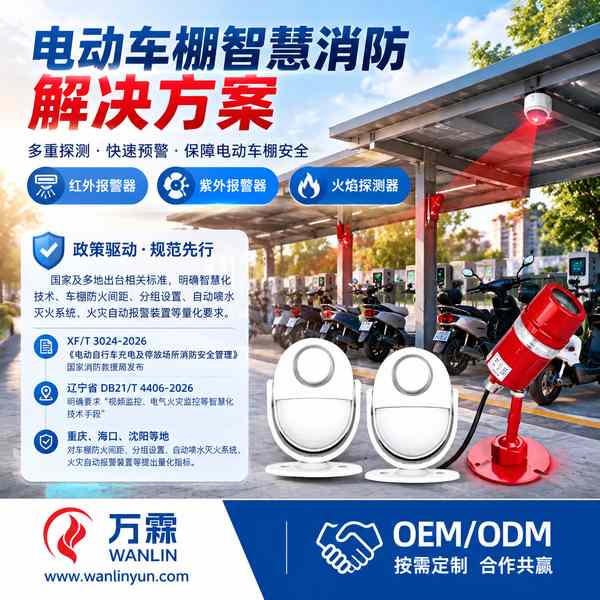 儋州医院后勤管理部门推进电动车棚智慧消防全套解决方案：医院电动车棚消防设施改造与选型要点全解析