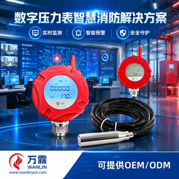 西安高新区智慧消防无线压力表哪家好？产品选型与源头厂家直供指南