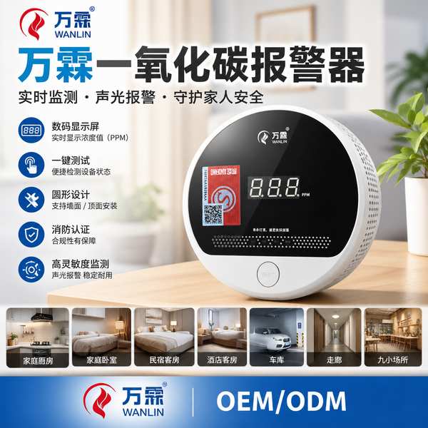 鄂尔多斯家用一氧化碳报警器哪家好？家庭套装与免布线安装方案与源头厂家直供指南
