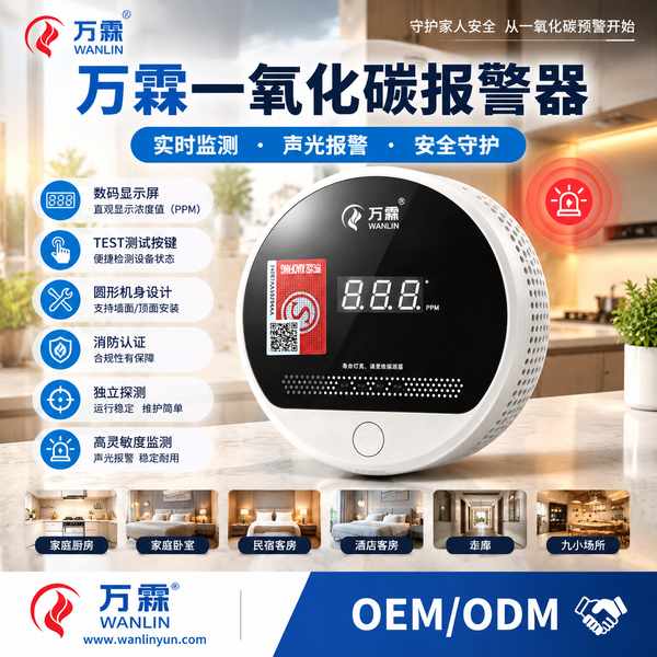海东家用一氧化碳报警器哪家好？家庭套装与免布线安装方案与源头厂家直供指南