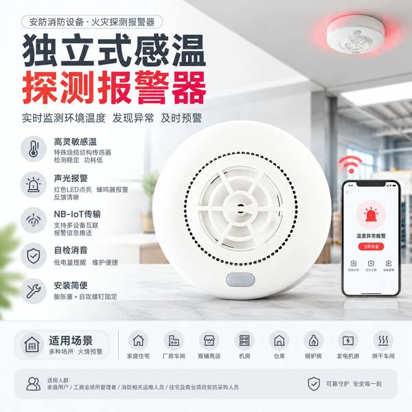 北京亦庄无线4G温感验收交付实景 北京亦庄万霖WANLIN-340温感生物医药洁净厂房验收现场实景