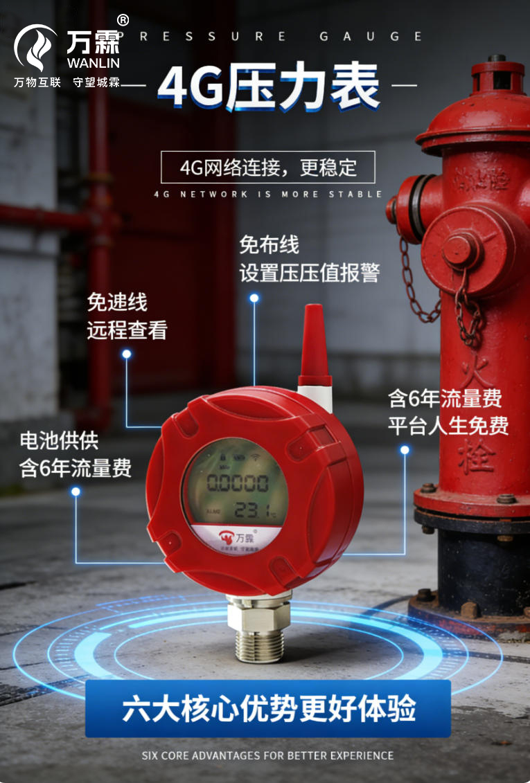 4G“智”变，消防压力监测迎来新时代