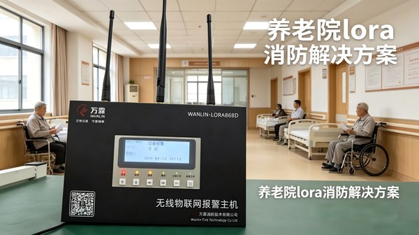 LoRa智慧消防解决学校宿舍消防布线难题——万霖LoRa实战案例