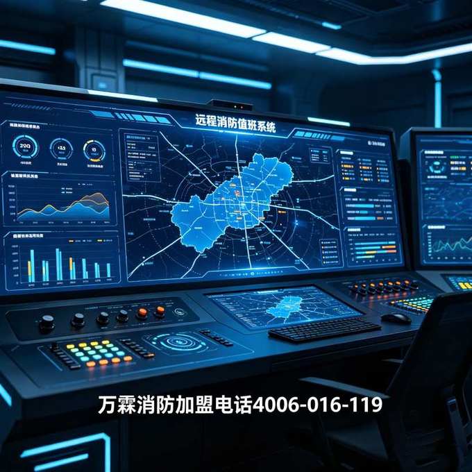 武汉地区大型商场远程监控值守中心案例分享：万霖智慧消防专业解决方案详解