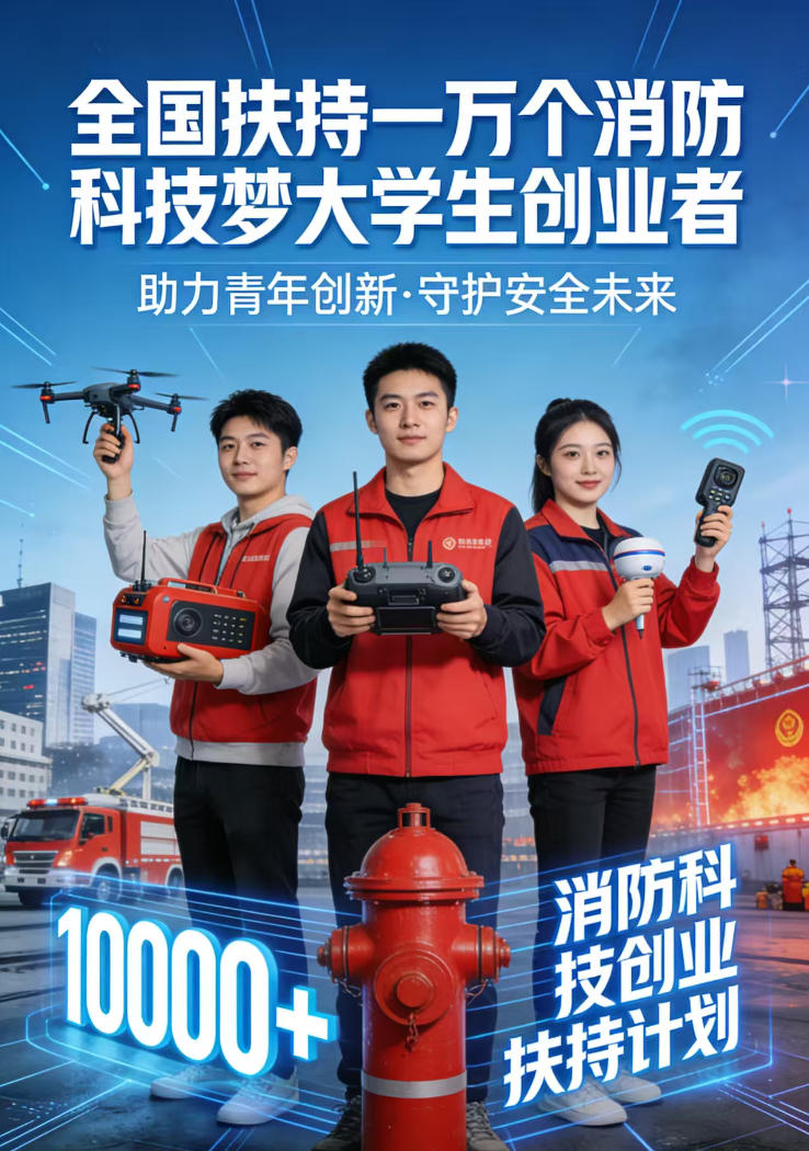 大学生创业新风口：万霖消防解锁智慧消防“.....